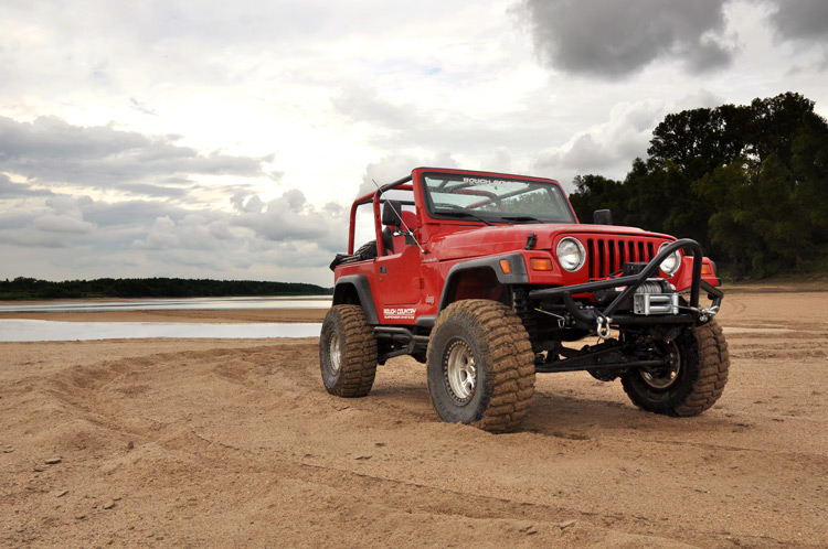 Jeep Wrangler Suspension Lift Kit - Rough Country - Long Arm, V2 - '97-'06